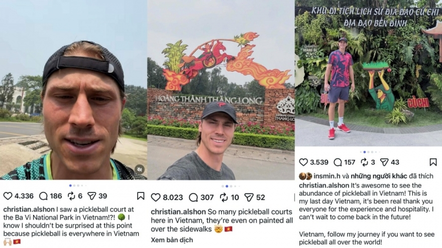 Vietnam travel experience impresses one of the world’s top pickleball players